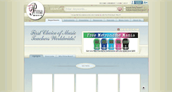 Desktop Screenshot of primamusic.com